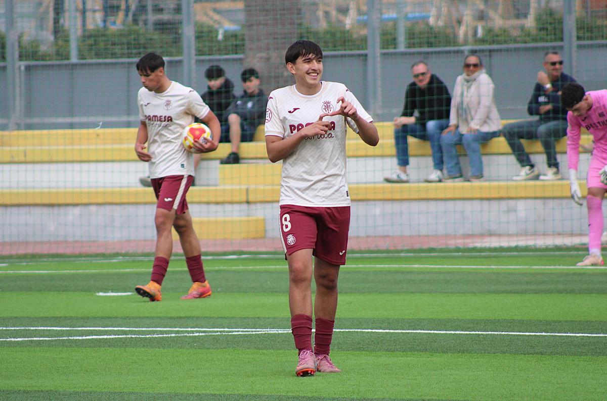El canario Sergio Barrera firmó el sexto gol del juvenil del Villarreal frente al Roda.