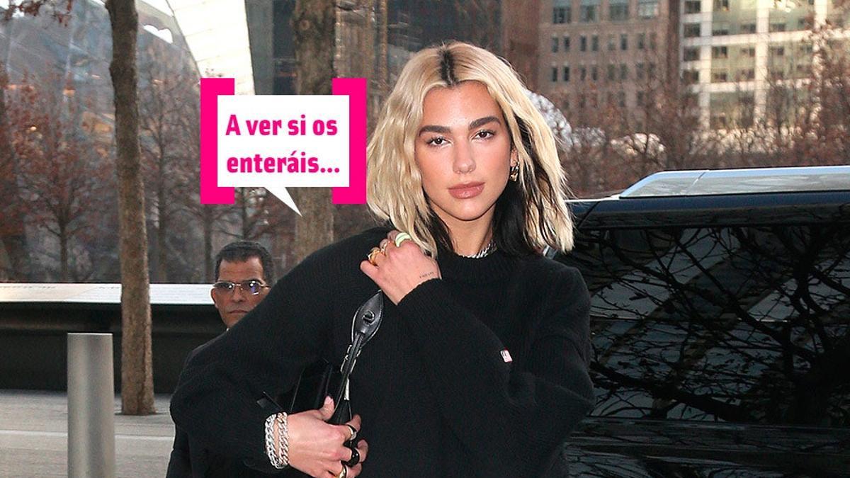 Dua Lipa por la calle