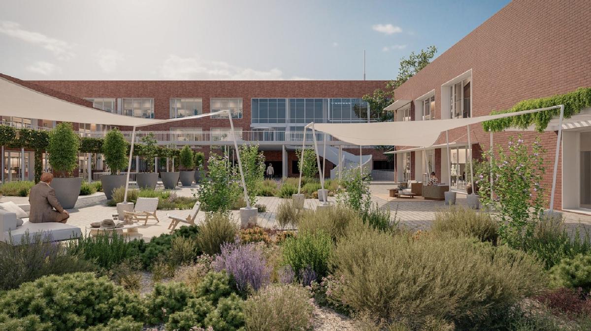 Una imagen recreada del futuro edificio de Kadans en el PTA de Málaga, actualmente en fase de obras.