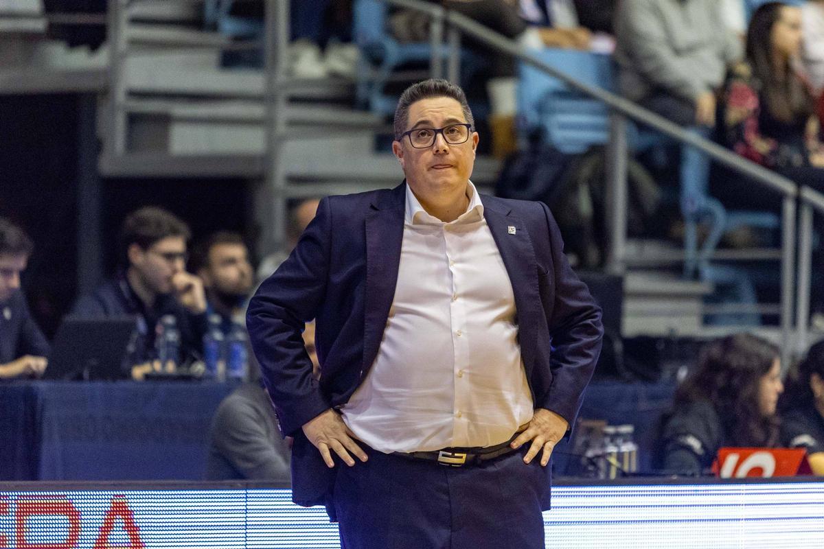 Diego Epifanio, durante un partido del Obradoiro esta temporada.