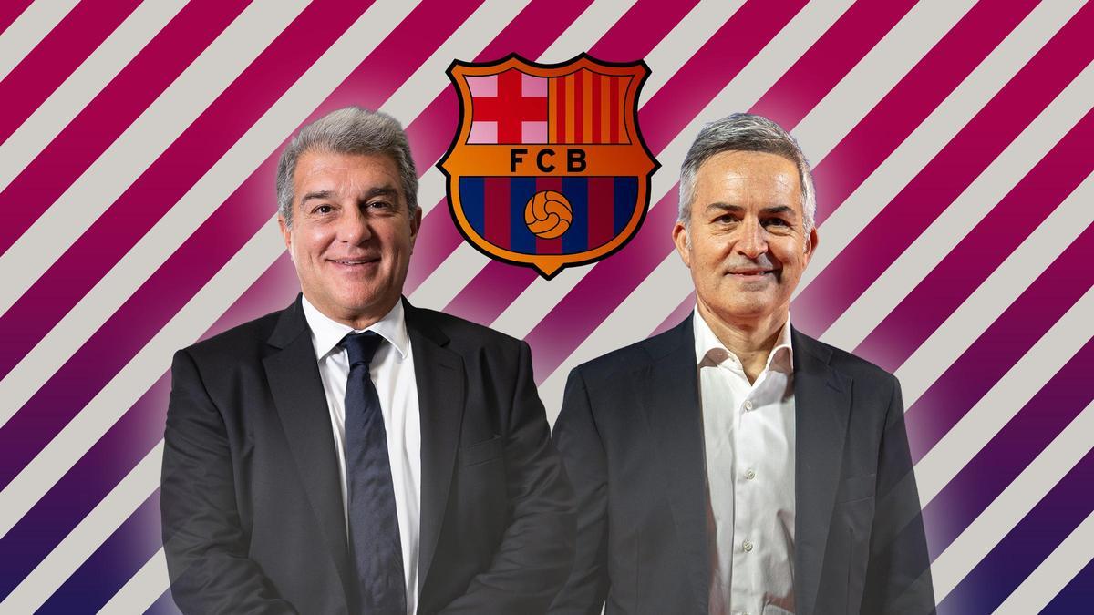 Joan Laporta y Víctor Font