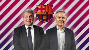 Joan Laporta y Víctor Font