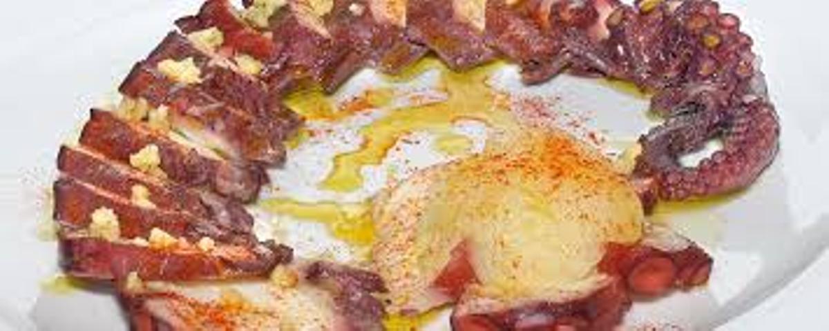 Pulpo a la sanabresa.