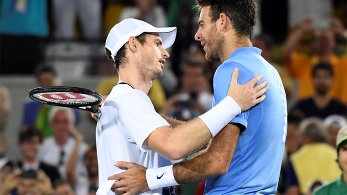 Murray y Del Potro, tras la final de rio