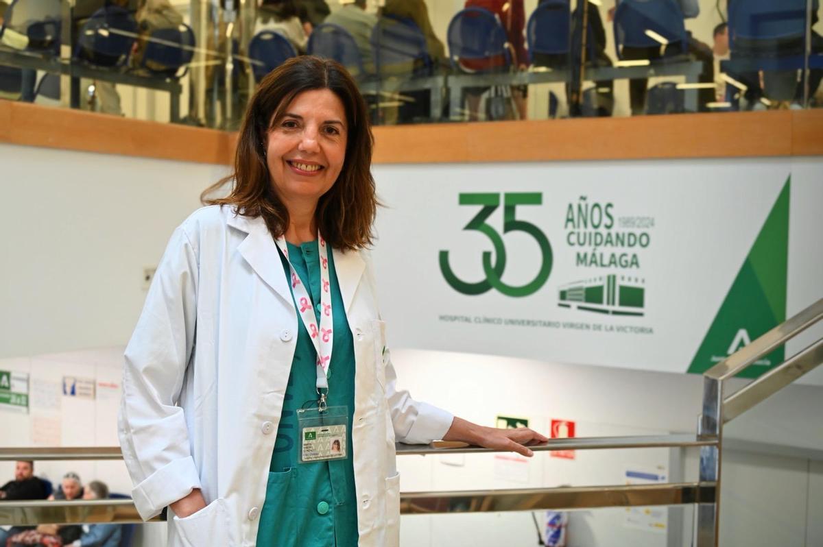 La doctora Marta Ribeiro en el Hospital Clínico