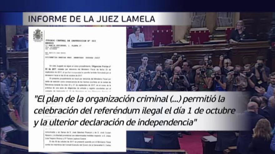 Lamela concluye mandar al Supremo la investigación sobre rebelión y sedición