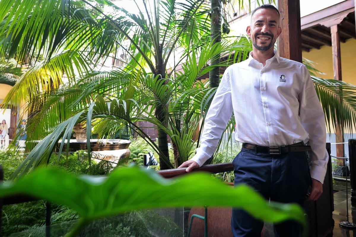 Airam Alonso, en la Casa de los Capitanes de La Laguna
