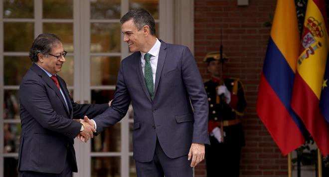 El presidente de Colombia, Gustavo Petro, en el segundo día de su visita de Estado a España