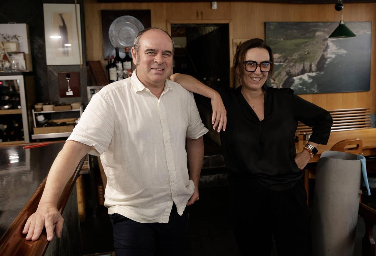 Marino Vigón y Sonia Gallego.