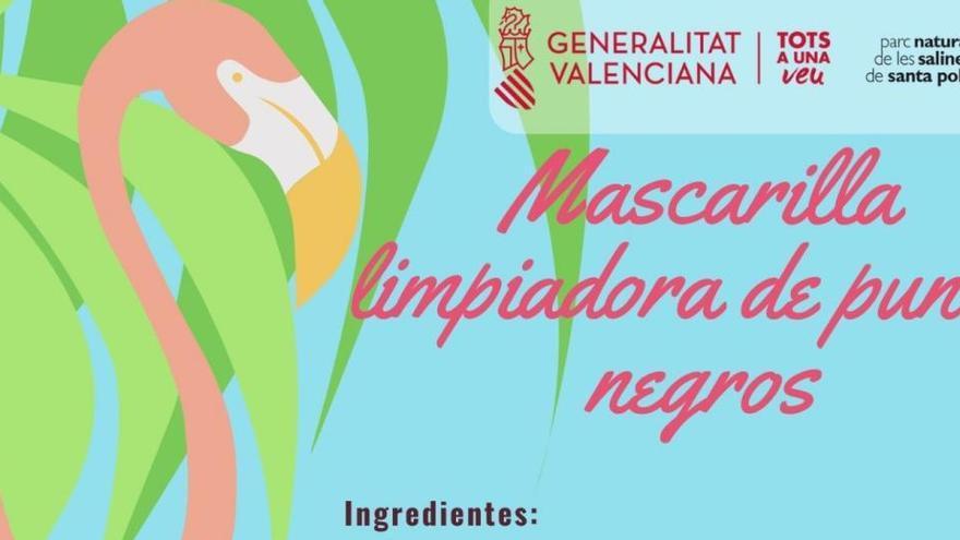 Uno de los talleres para elaborar productos de cosmética con sal