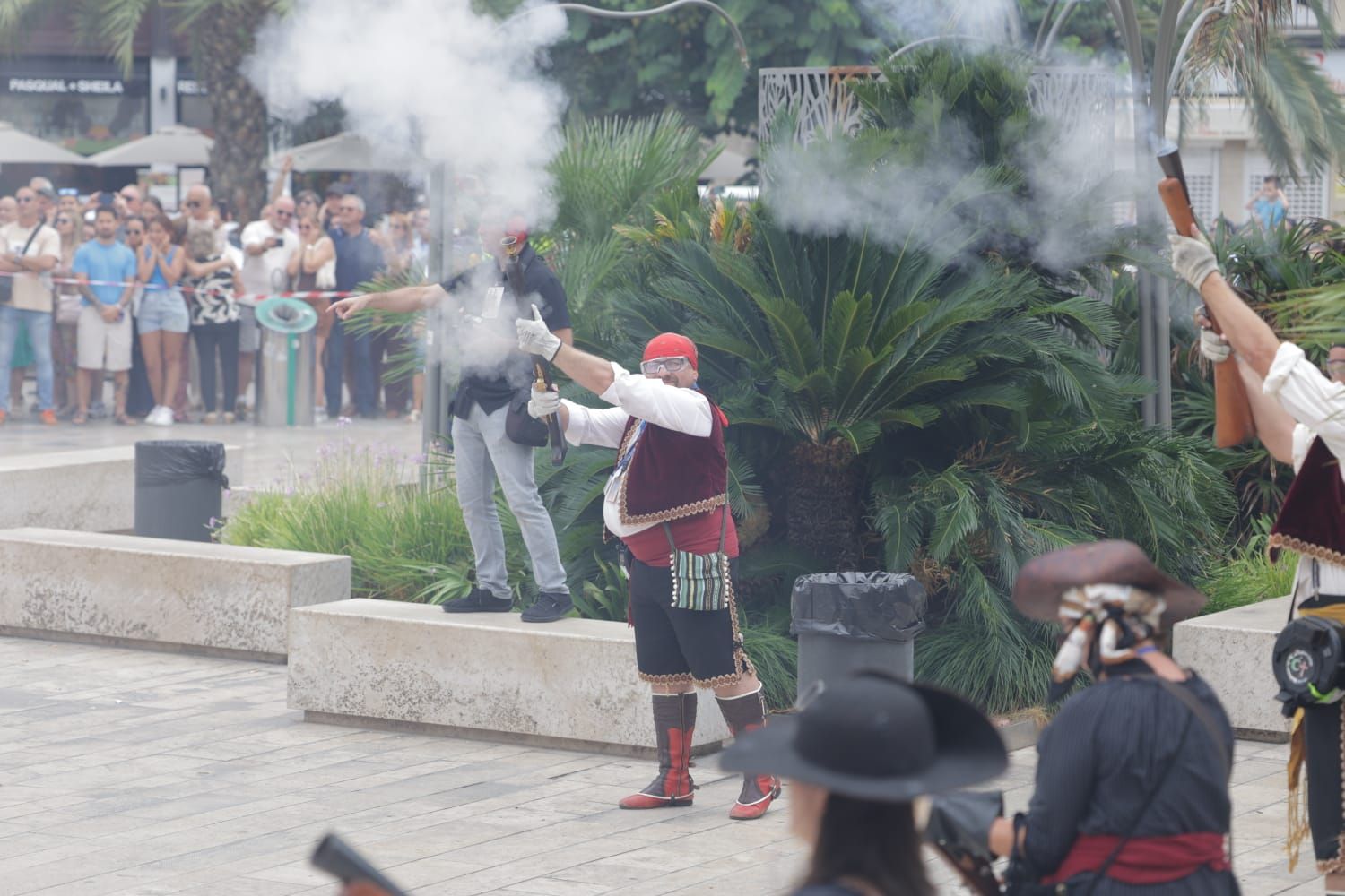 Trabucà en el centro de València