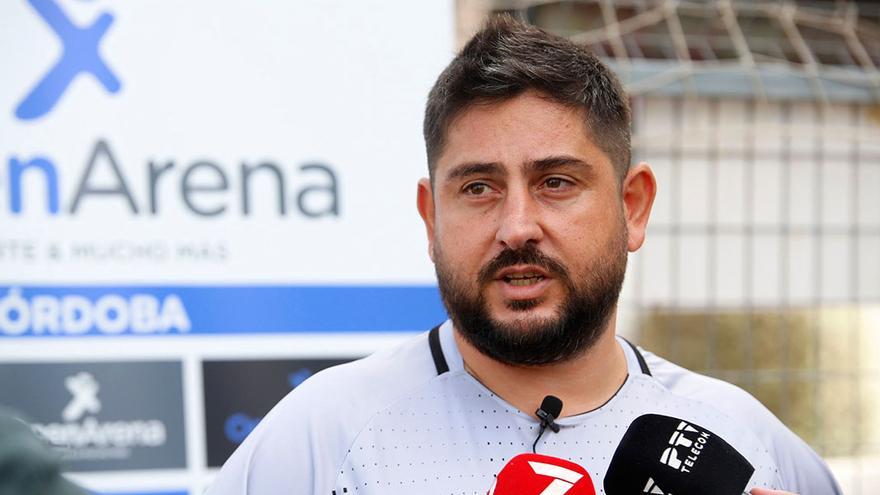 Josan González, en el inicio de la pretemporada del Córdoba Futsal.