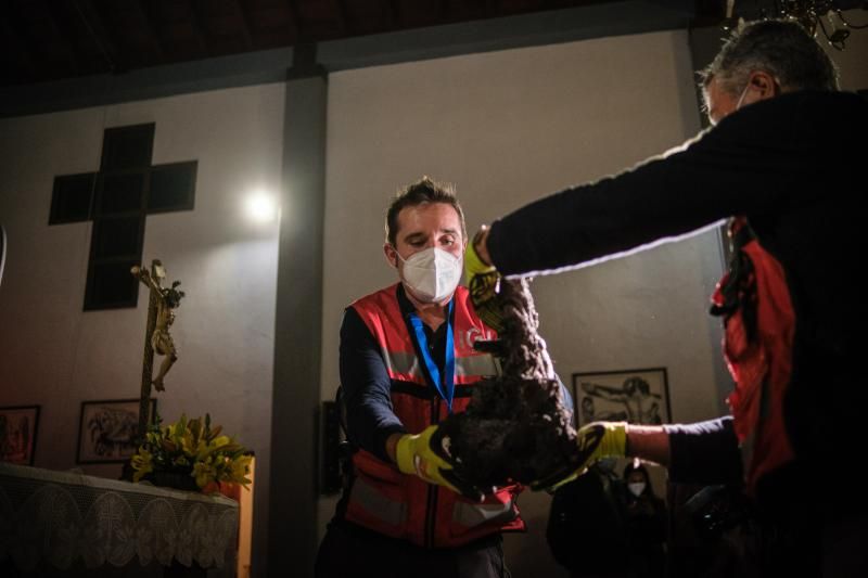 Pesebre volcánico del IGN con la Iglesia Tajuya