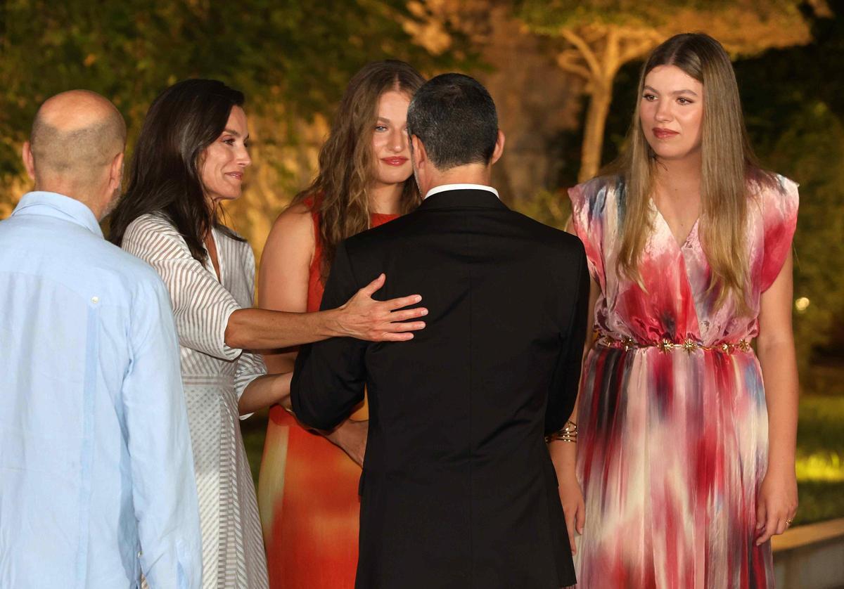 Les imatges de la recepció estival de la Família Reial a Mallorca