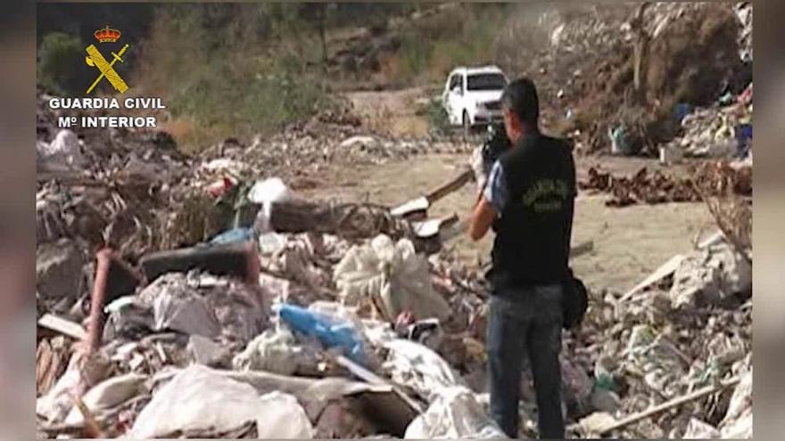 Operación contra el vertido ilegal en el Parque Natural de Sierra Tejeda