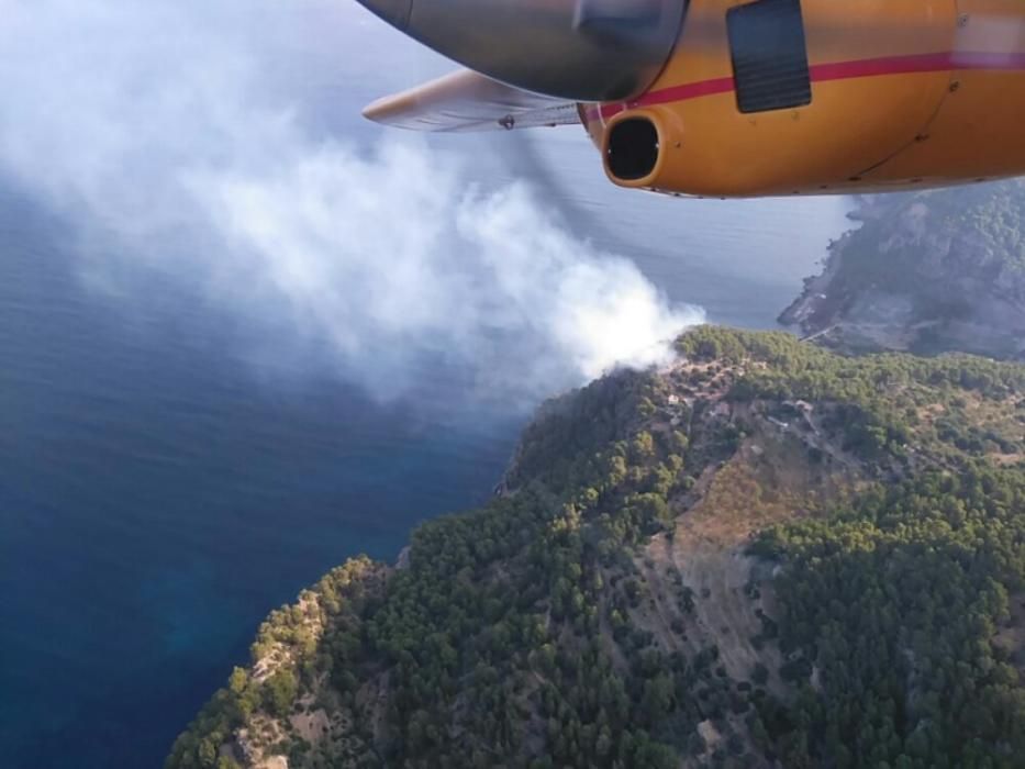 Waldbrand bei Cala Estellencs