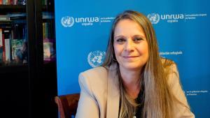 La directora ejecutiva del Comité Español de UNRWA, Raquel Martí.