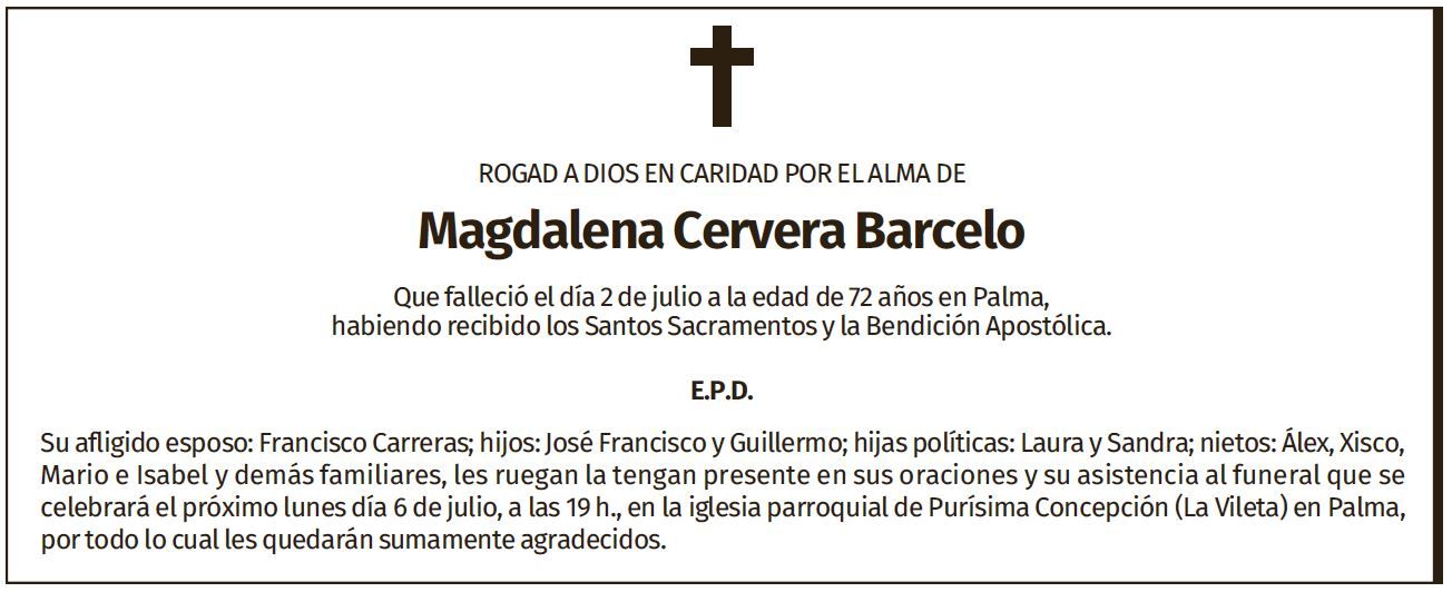 Magdalena Cervera Barcelo