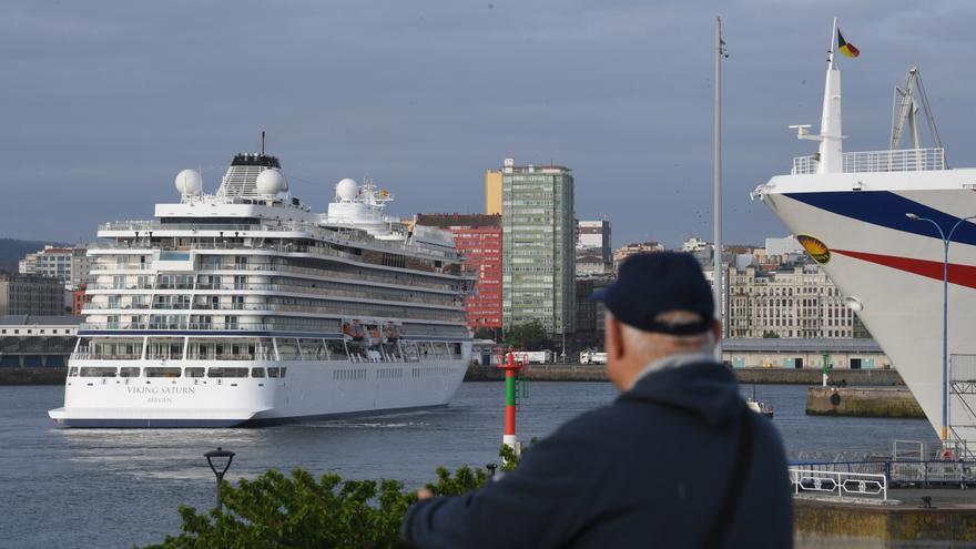 Primera escala del Viking Saturn en A Coruña