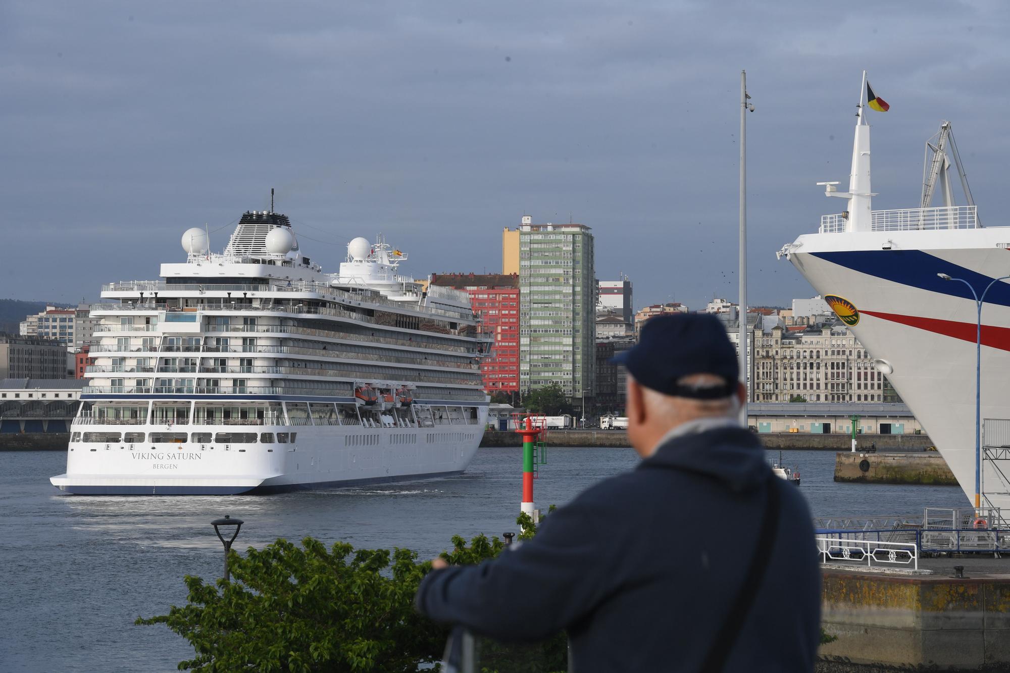 Primera escala del Viking Saturn en A Coruña