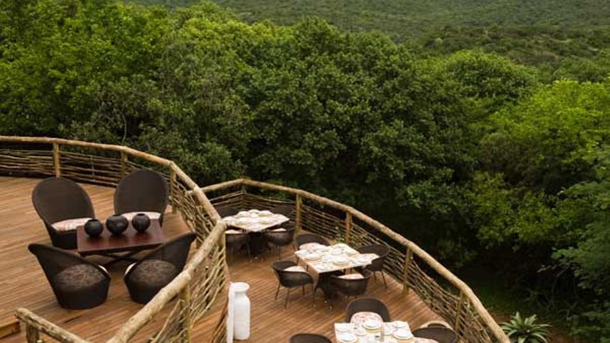 Vistas del Mountain Lodge, en Sudáfrica.