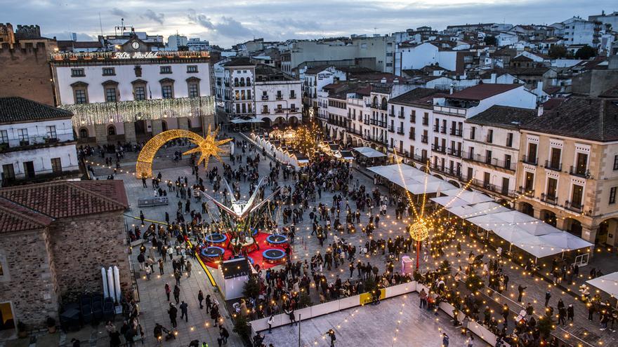 Fotogalería | Cáceres luce en Navidad