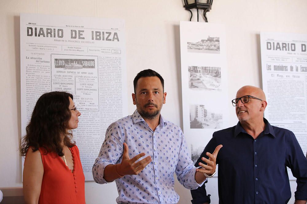 Inauguración de la muestra de Portada de Diario de Ibiza