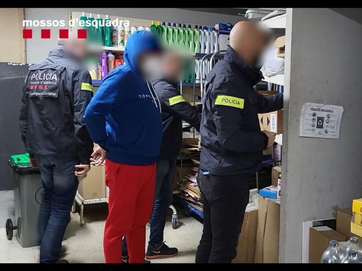 Operación de los Mossos en un supermercado en el Maresme contra la explotación laboral