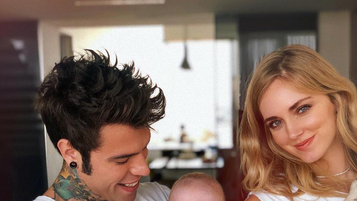 Foto de Instagram Fedez con Chiara Ferragni y su hijo Leone