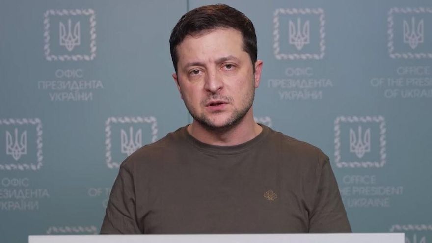 El presidente de Ucrania, Volodimir Zelenski.