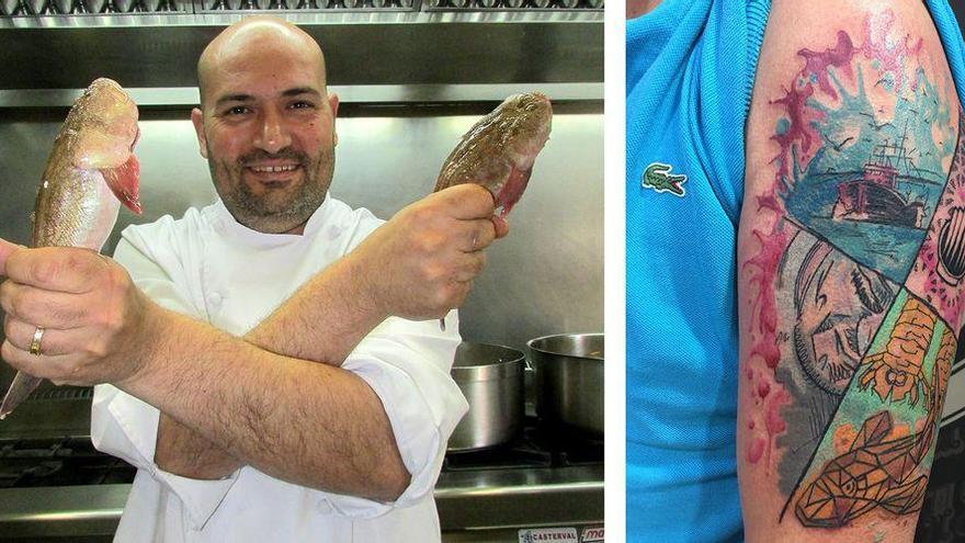 Un tatuaje con Estrella Michelin en Benicarló