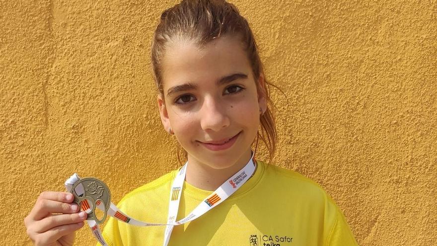 Tres medallas para el CA Safor Teika en el campeonato provincial alevín