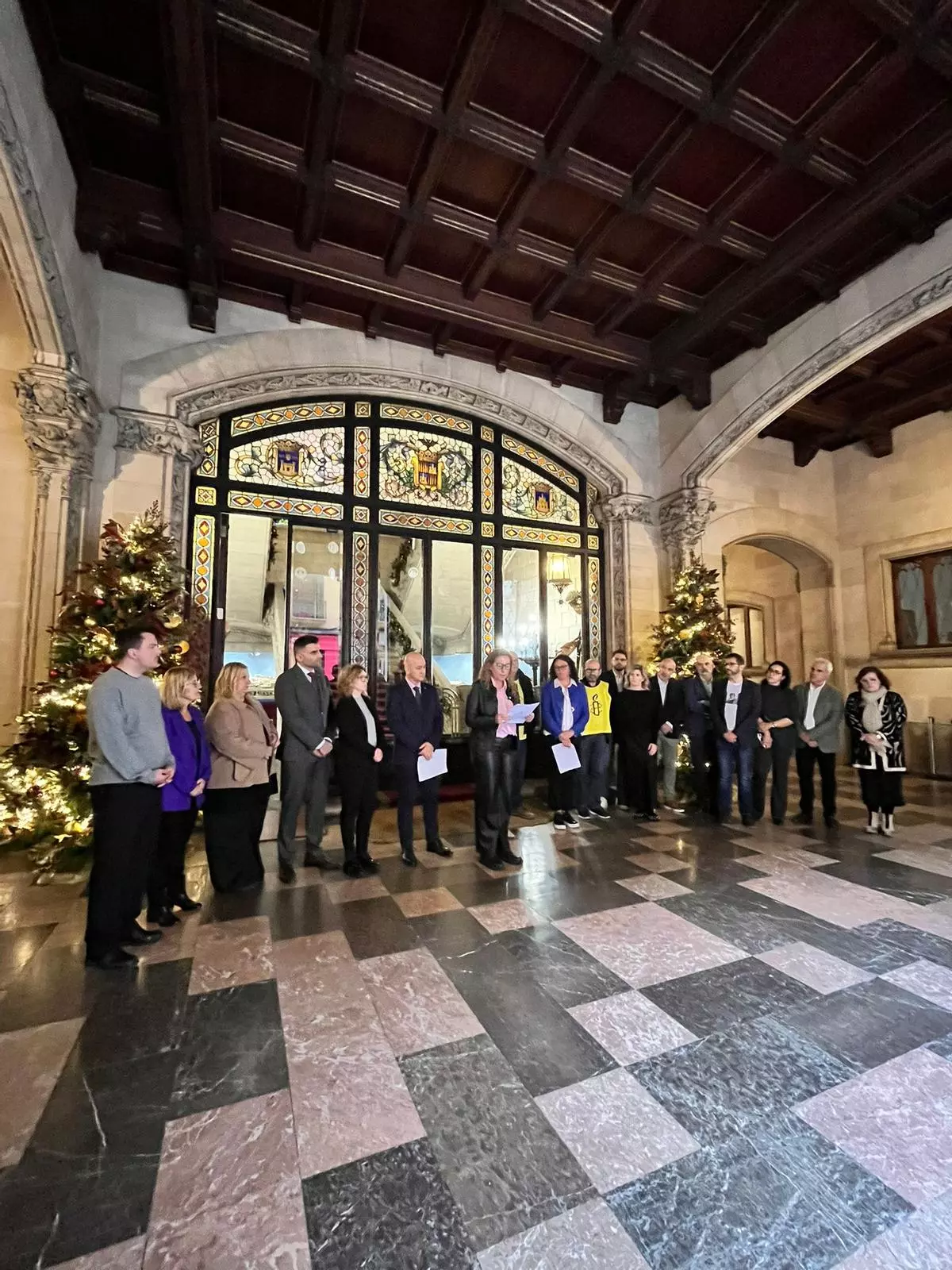 Los grupos de PP, PSOE, Més y El Pi en el Consell reafirman su compromiso con los Derechos Humanos