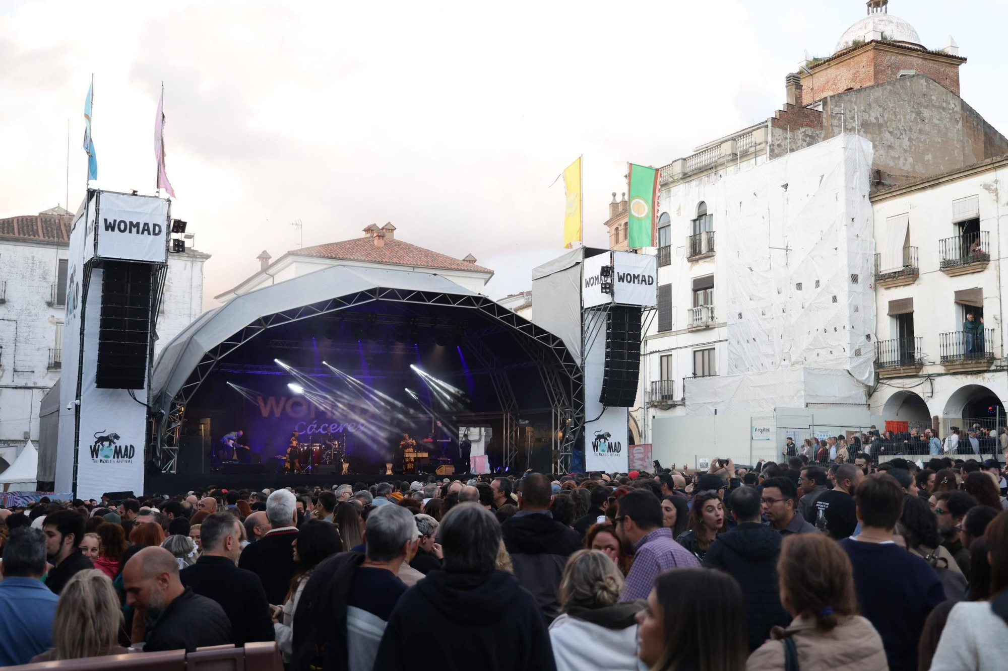 Las imágenes del sábado de Womad en Cáceres