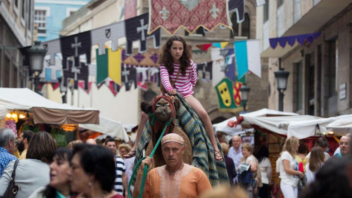 Un Mercado de historia medieval 