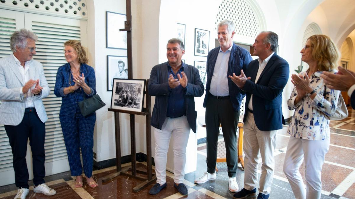 Laporta en un acto en S'Agaró