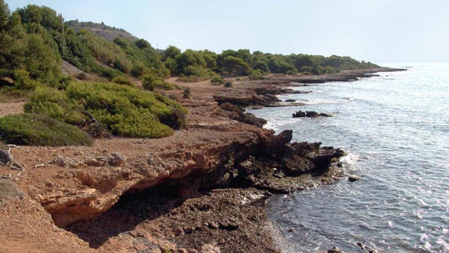 La playa de la Renegà, en Orpesa.