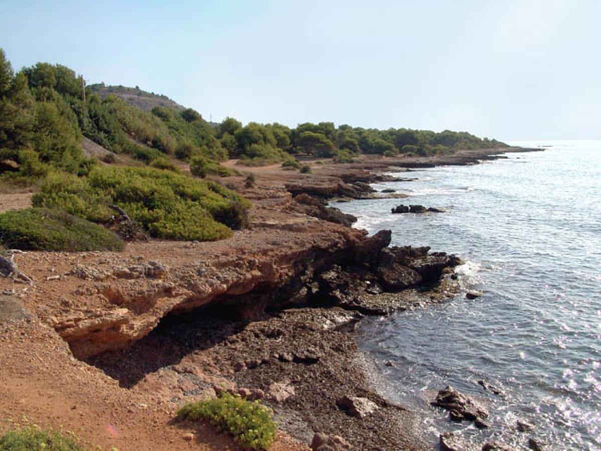 La playa de la Renegà, en Orpesa.