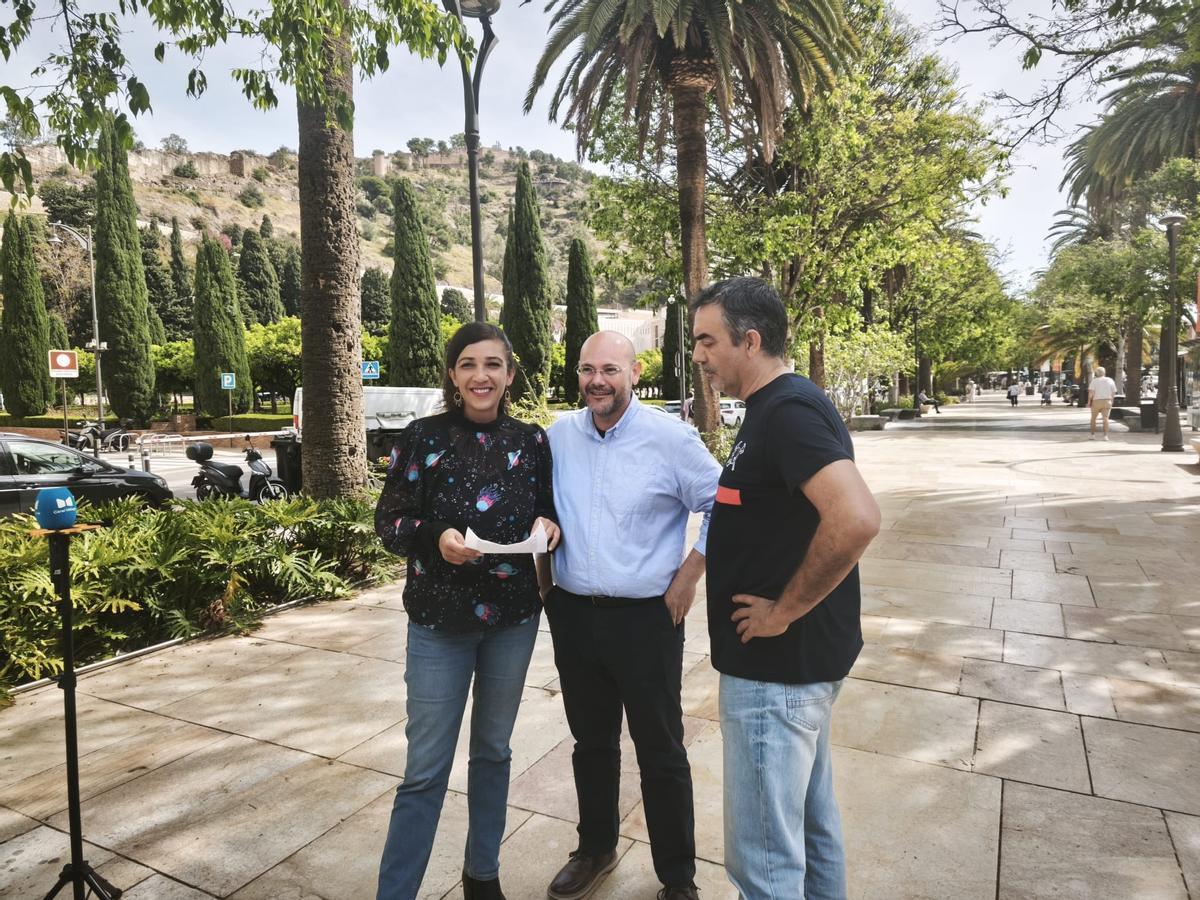 Toni Morillas y Pedro David Pacheco en la rueda de prensa