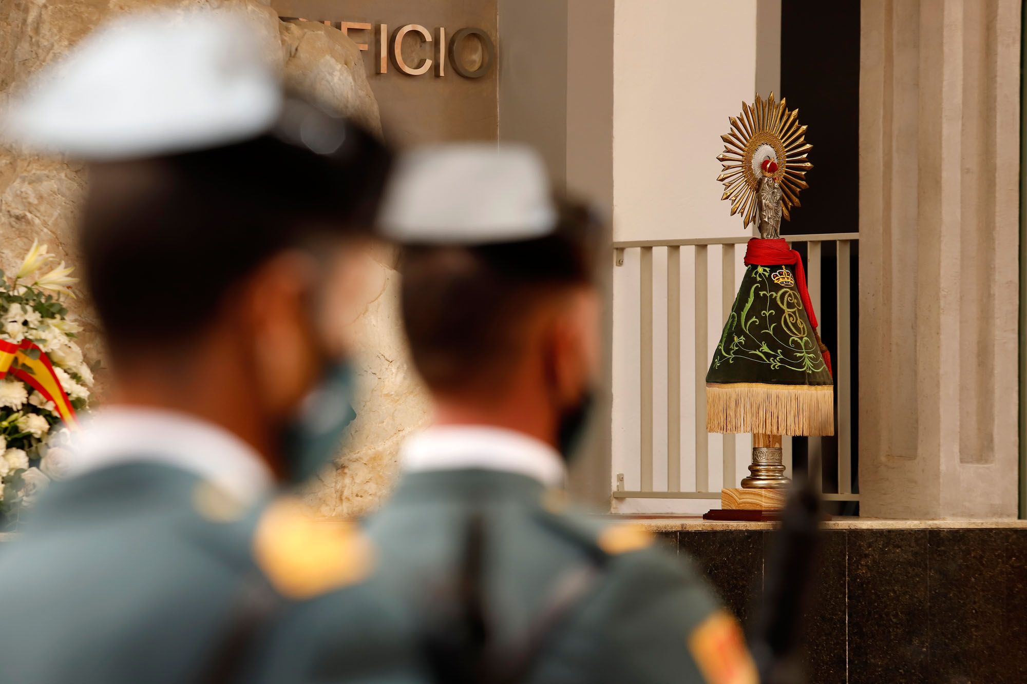 Celebración de la patrona de la Guardia Civil en la Comandancia de Málaga