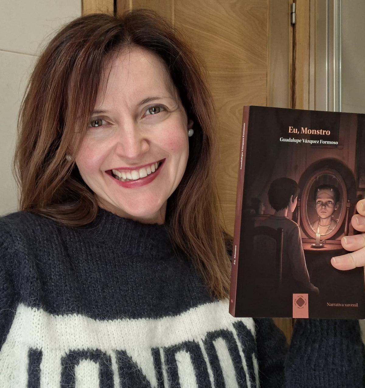 Guadalupe Vázquez coa súa novela 'Eu, Monstro'