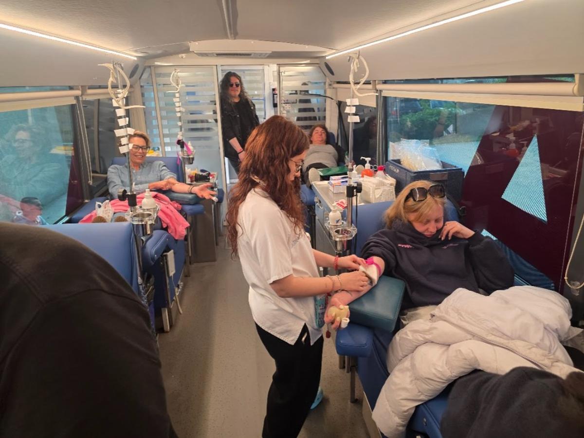Una de las unidades móviles de la Axencia Galega de Doazón de Órganos e Sangue.