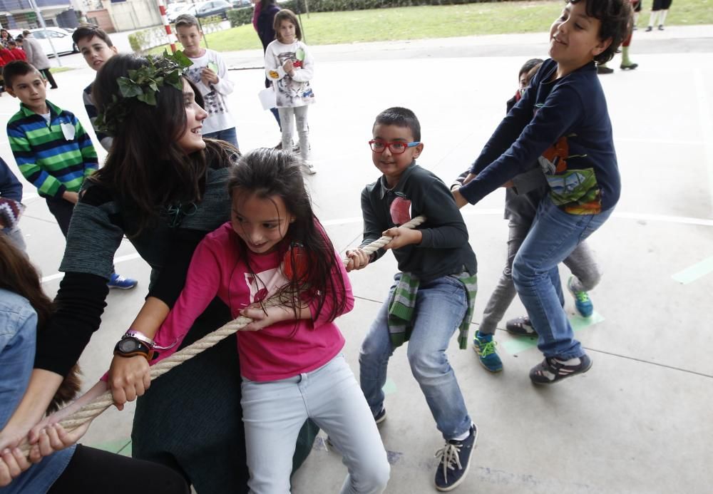 Amagüestu en el Colegio Poeta Ángel González