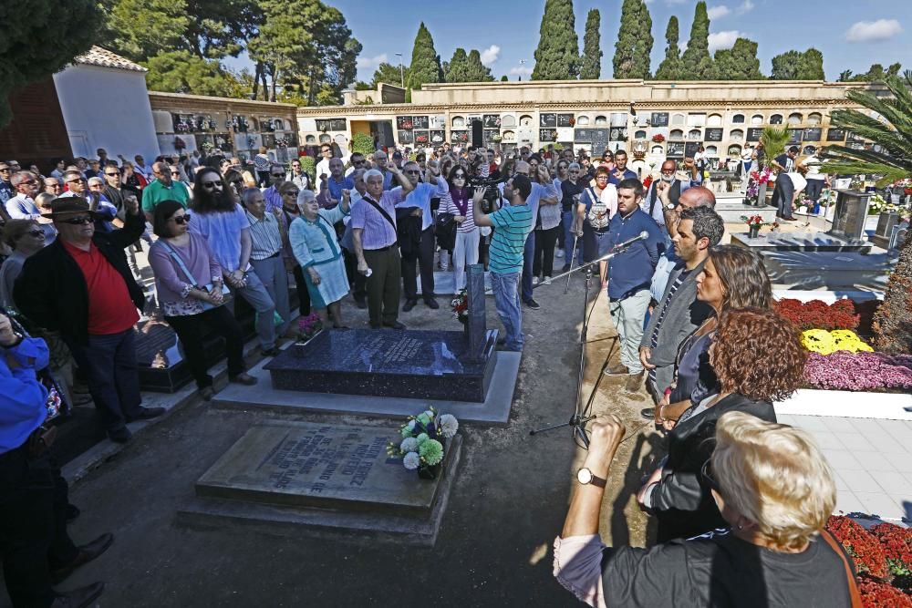 Homenaje a los represaliados del franquismo en Paterna.