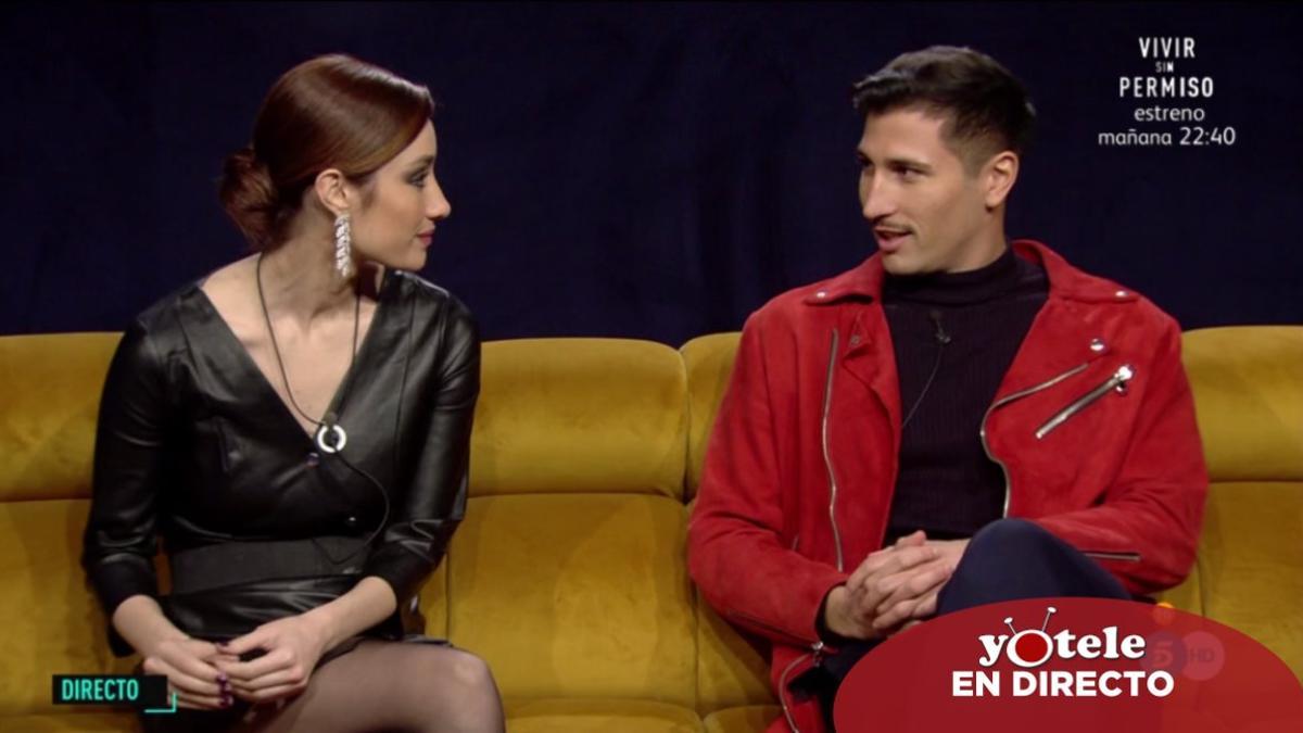 Adara y Gianmarco en el búnker de 'El tiempo del descuento'