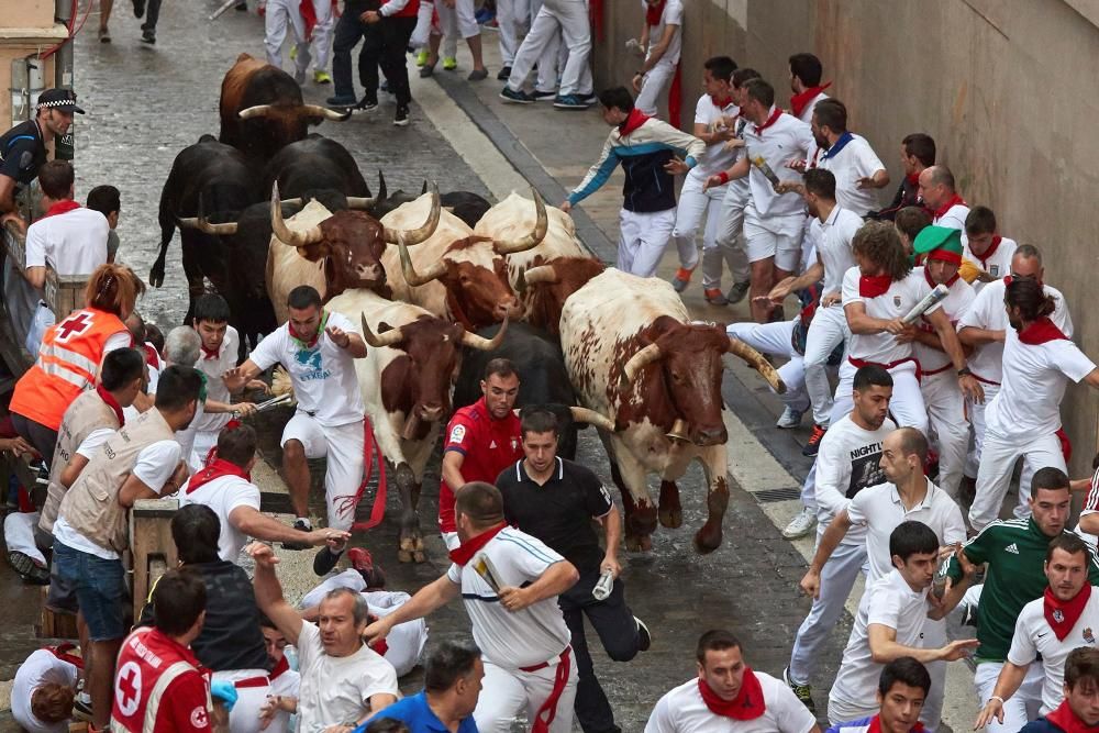 Sexto encierro de Sanfermines 2018