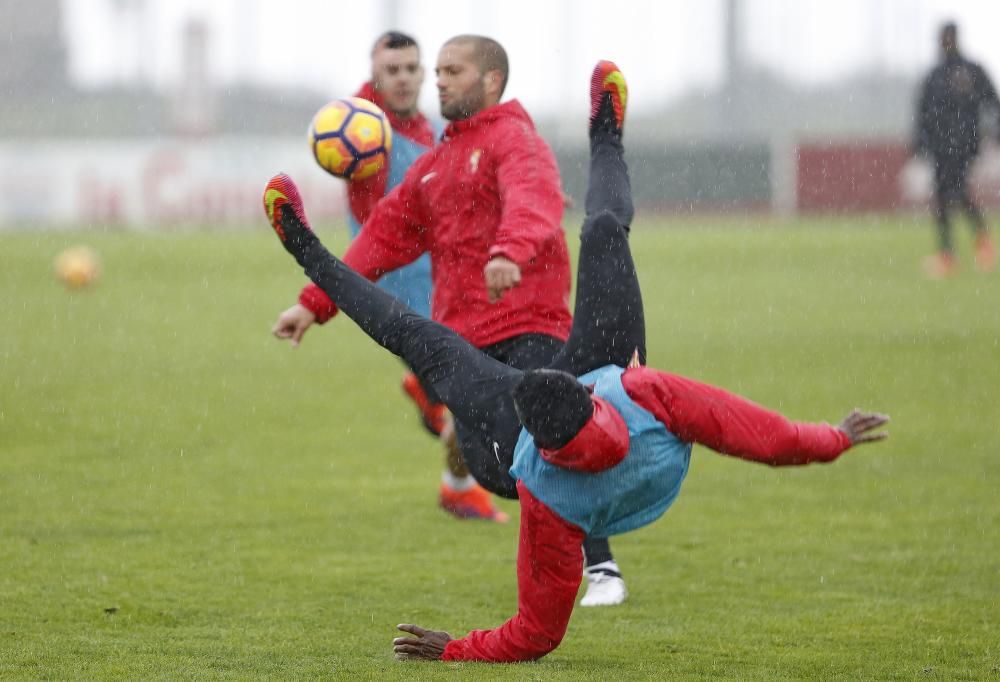 Entrenamiento del Sporting