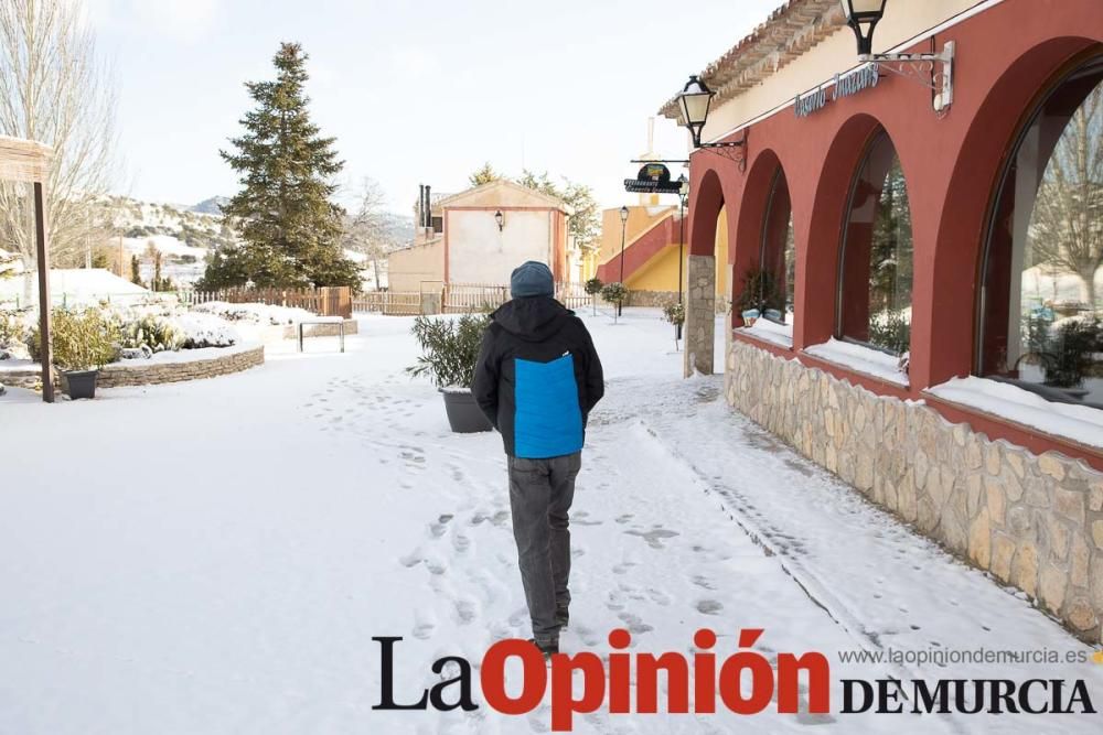 La nieve llega a las pedanías de la comarca del No