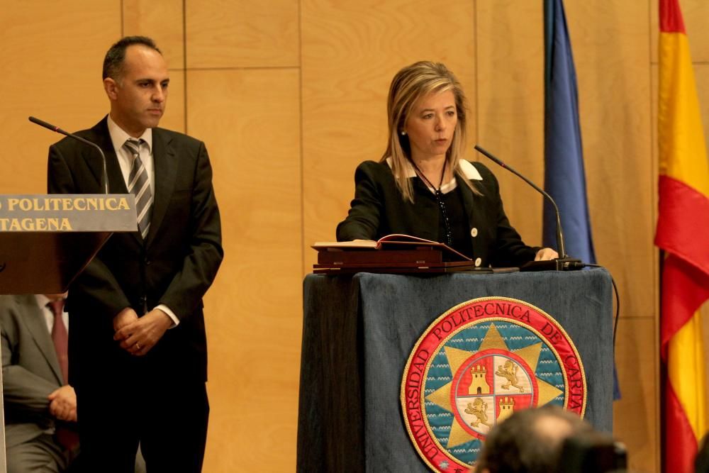 Toma de posesión del rector de la UPCT