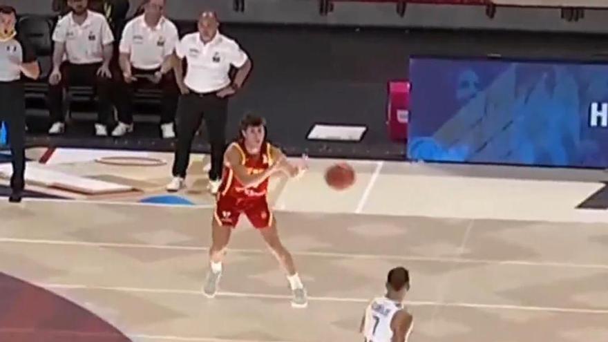 Mario Saint-Supery brilló con España pese a la derrota ante Grecia